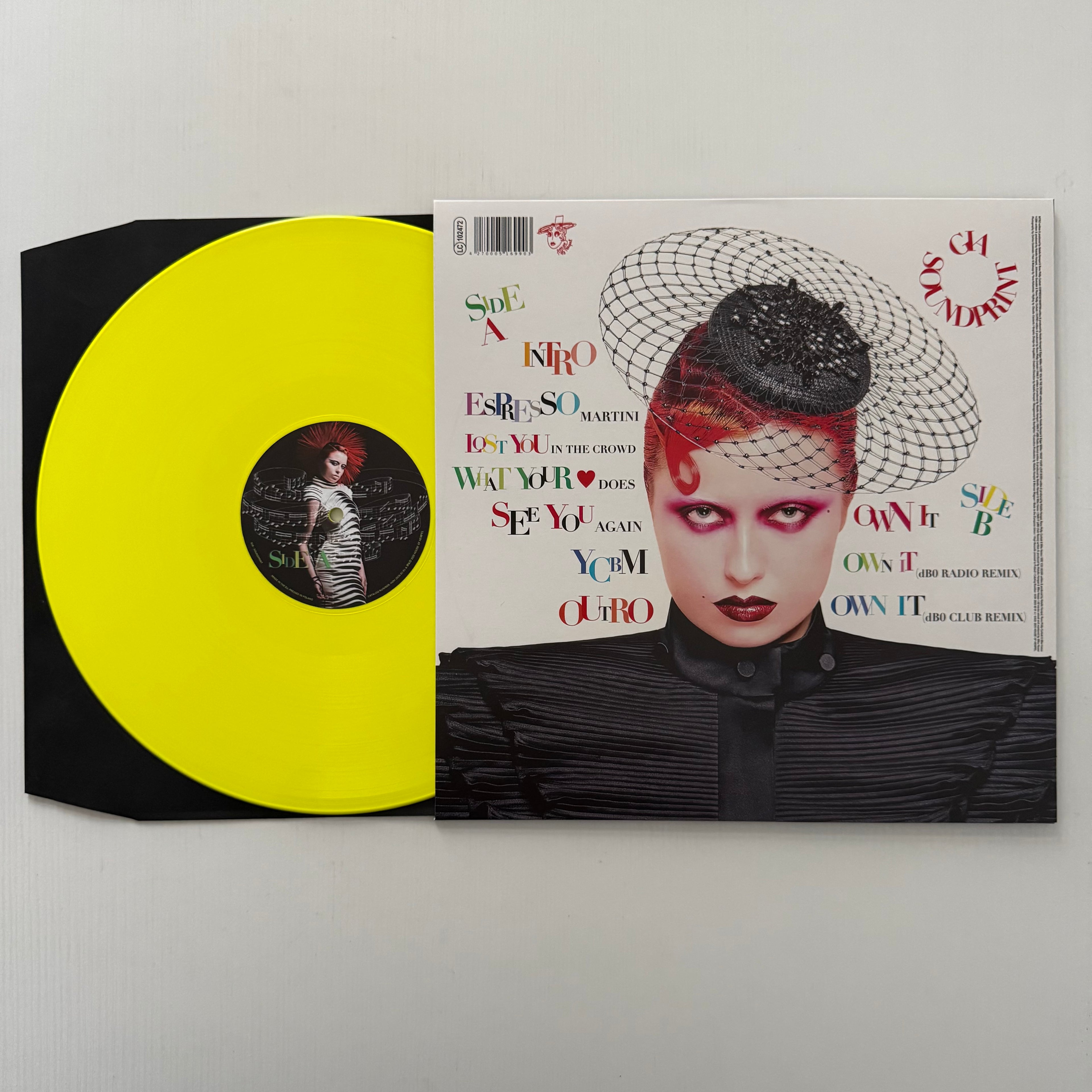 GIA - Soundprint Vinyl Record Neon Yellow