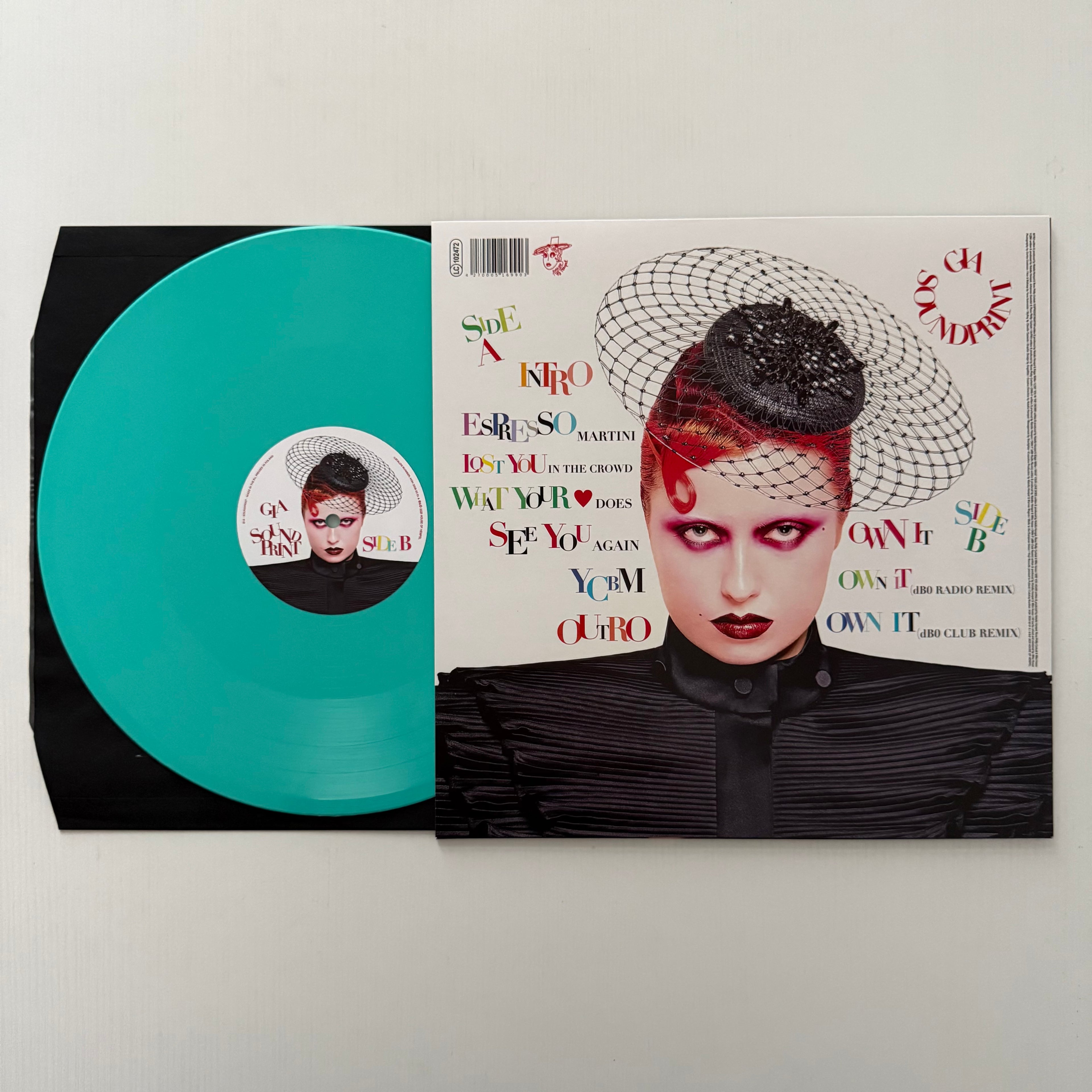 GIA - Soundprint Vinyl Record Turquoise