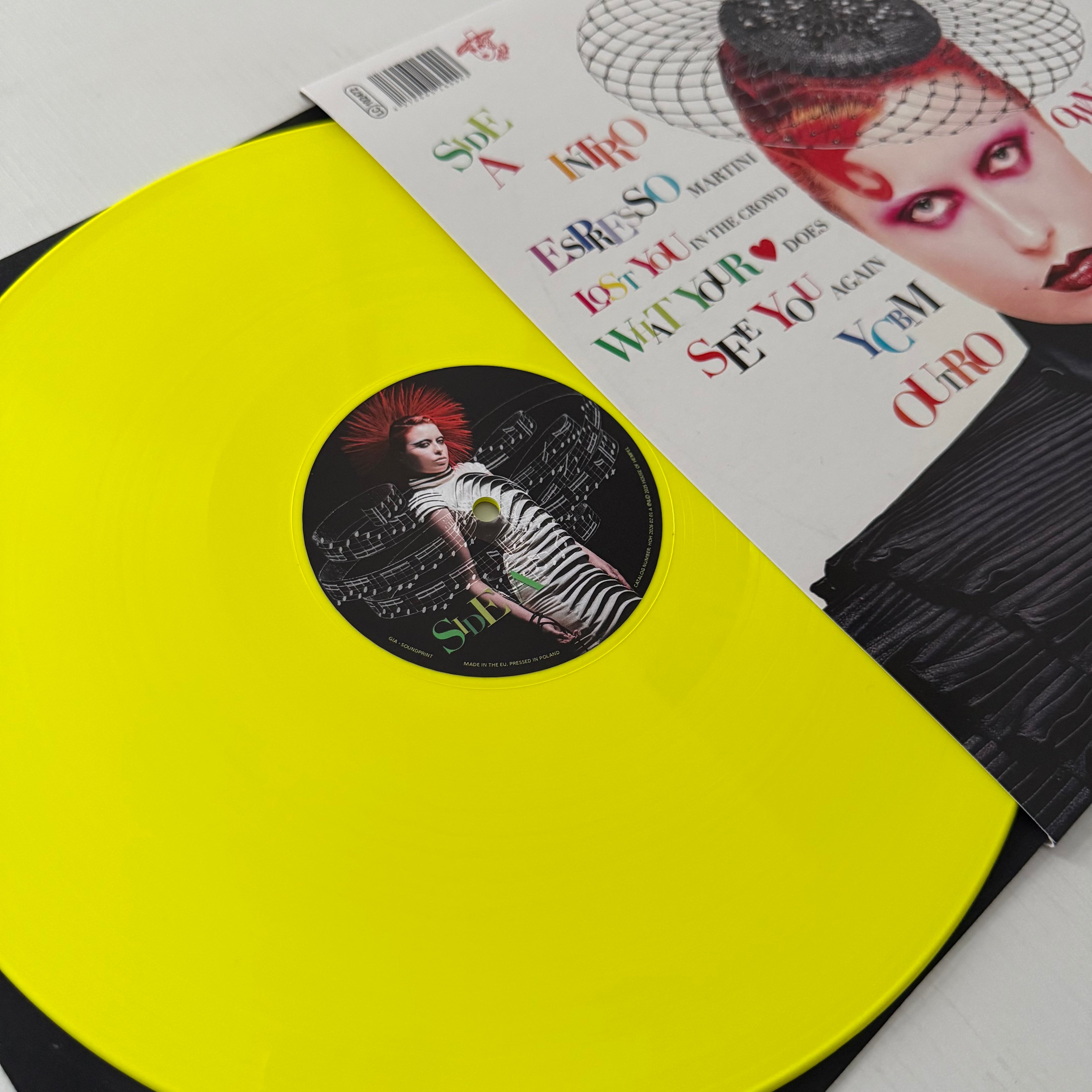 GIA - Soundprint Vinyl Record Neon Yellow