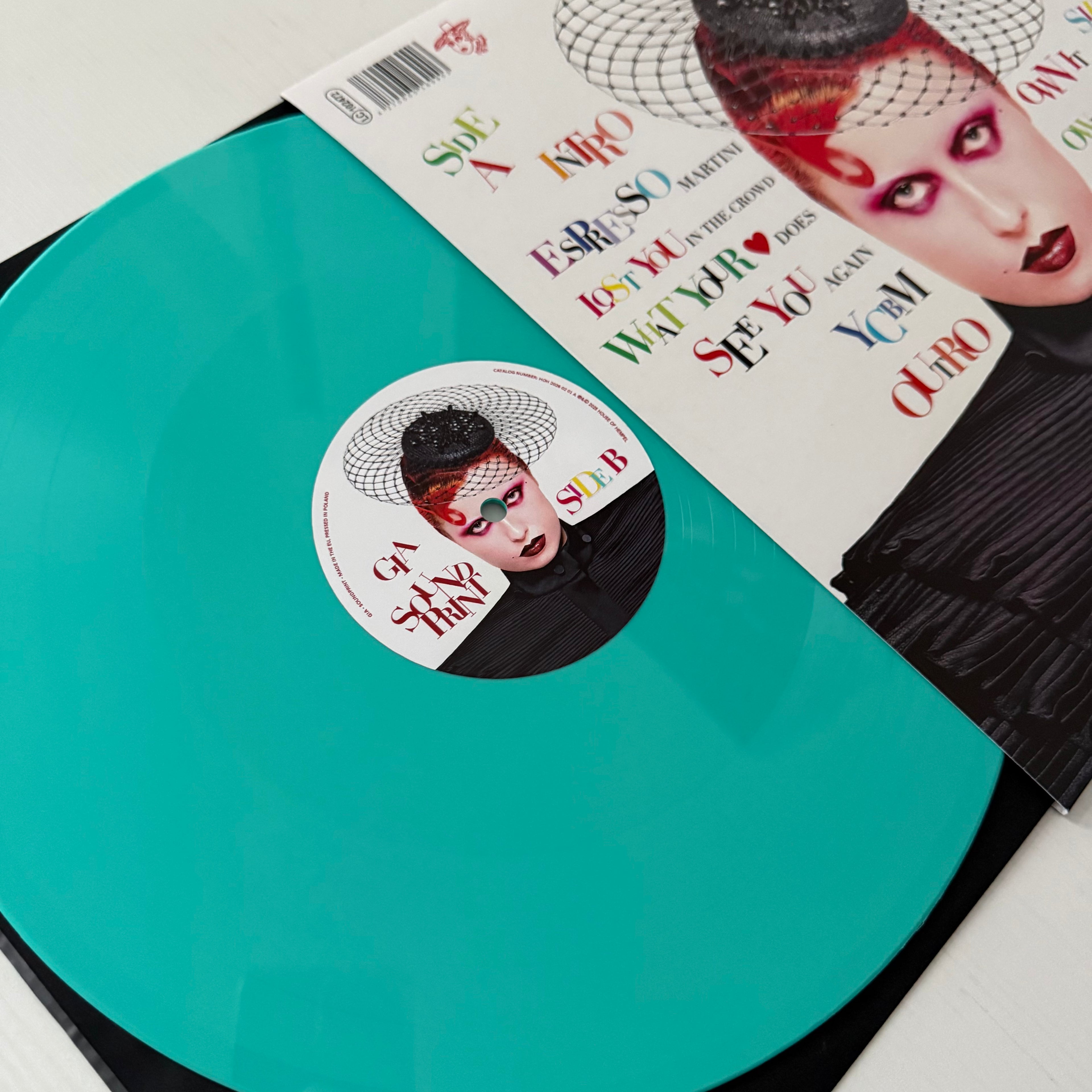 GIA - Soundprint Vinyl Record Turquoise