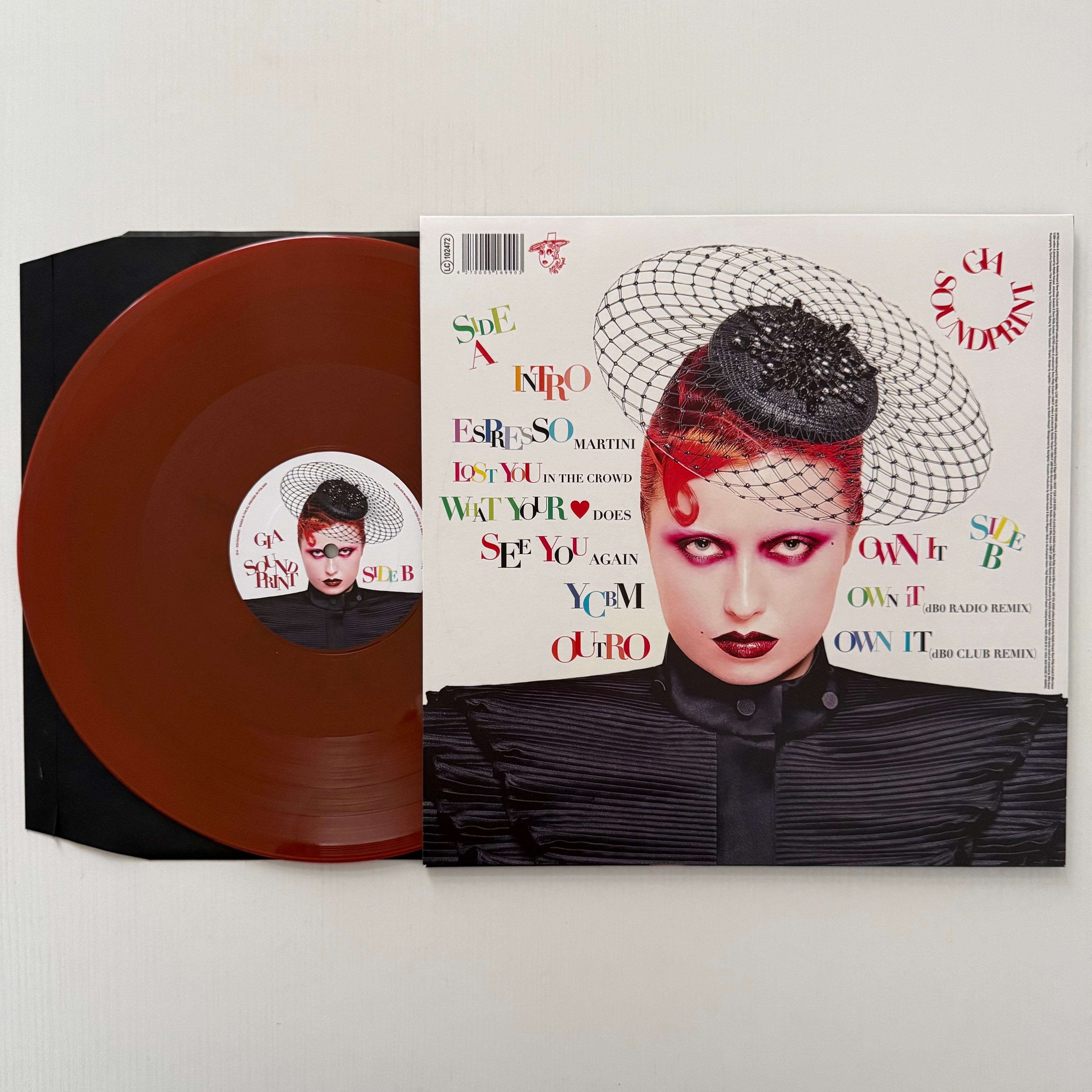 GIA - Soundprint Vinyl Record Crimson Red